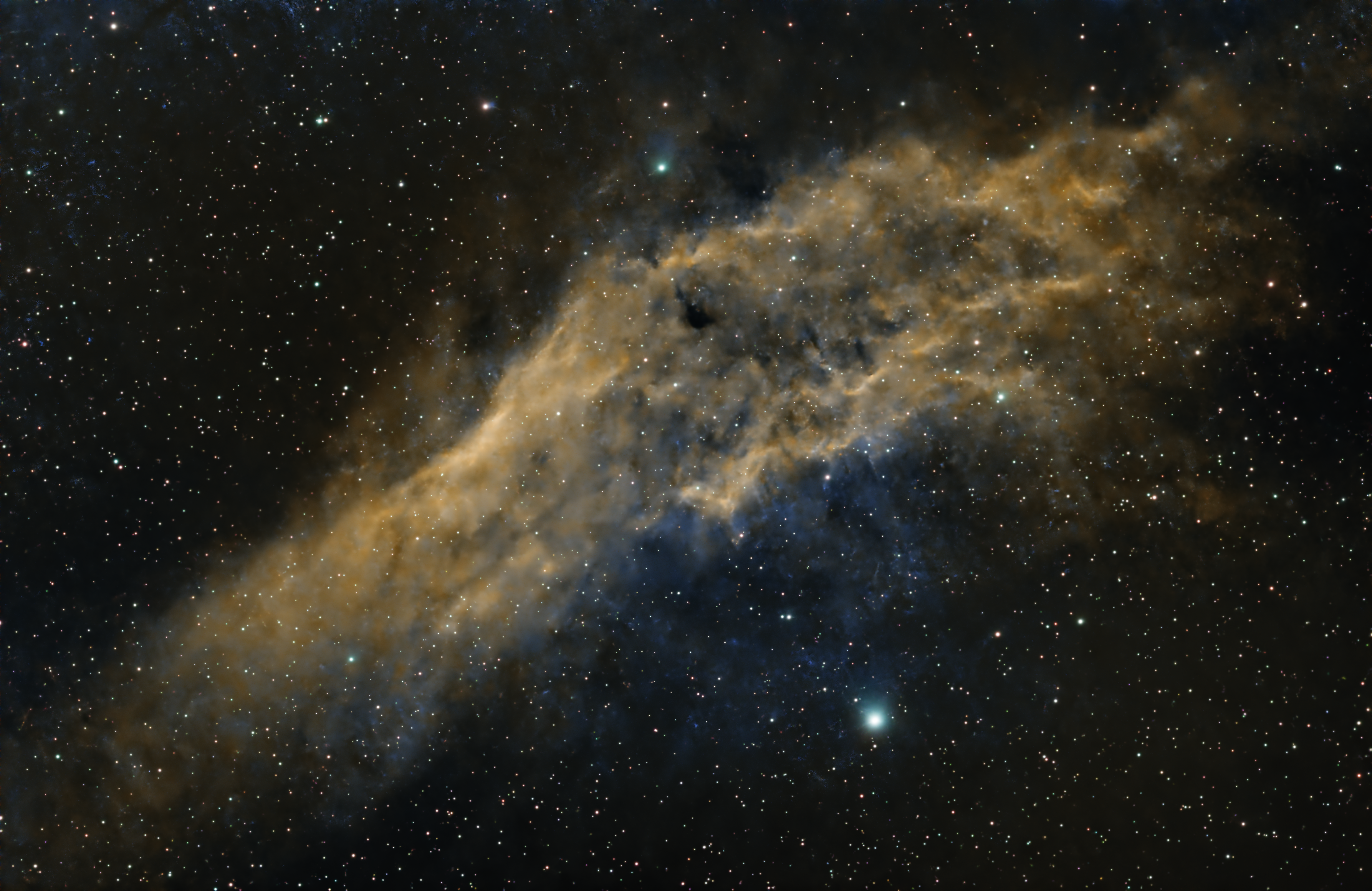 NGC1499, Nébuleuse Californie